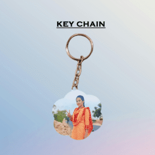 Custom Keychain(FLOWER),2Side keychain print just click and print shape-flower