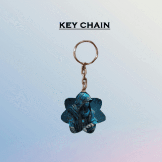Custom Keychain(Flower),2Side keychain print just click and print shape-FLOWER