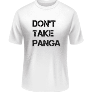 HalfSleeve Men Printed "DON'T TAKE PANGA"  Polyester T shirt
