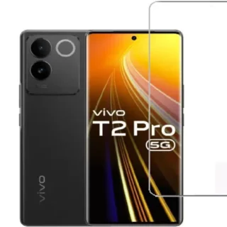 MEIBO Viivo T2 Pro 5G UV Tempered Glass | Full screen Edge to Edge 3D Curved Glass | Ultra Clear Scratch Resistance with 9H Hardness Vivo T2 Pro 5G OG UV GLASS