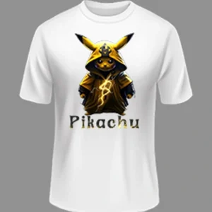 Premium Pikachu Printed T-Shirt – High Quality Polyester (M, L, XL)
