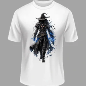 High Quality -Animated Printed Polyester Tshirt – White Color | Margramstore-M size