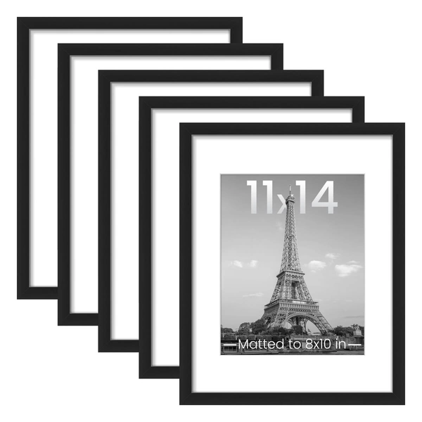 12×18 Inch Premium Wall Photo Frame | Extra Large Size Picture Frame for Bedroom, Home & Office | Black Frame | Wall Mount Display